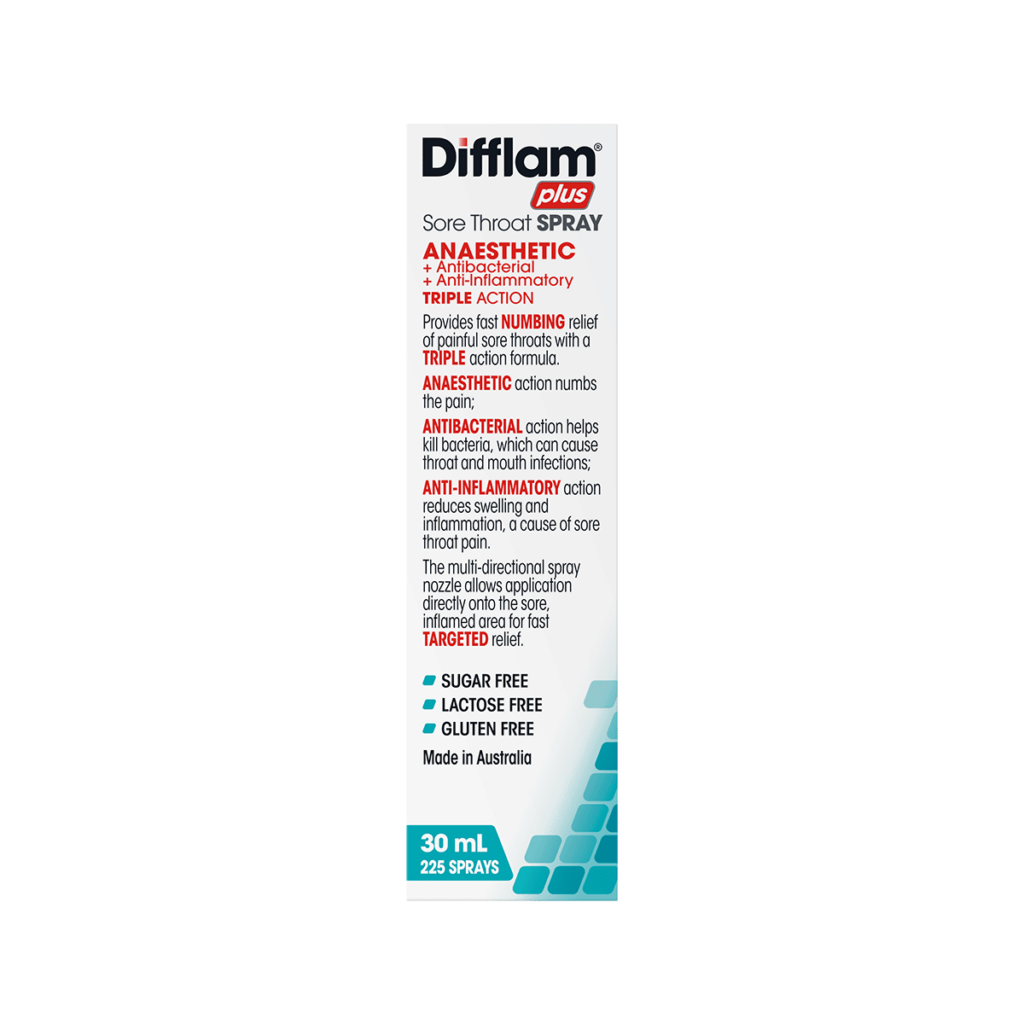 Difflam Plus Anaesthetic Sore Throat Spray