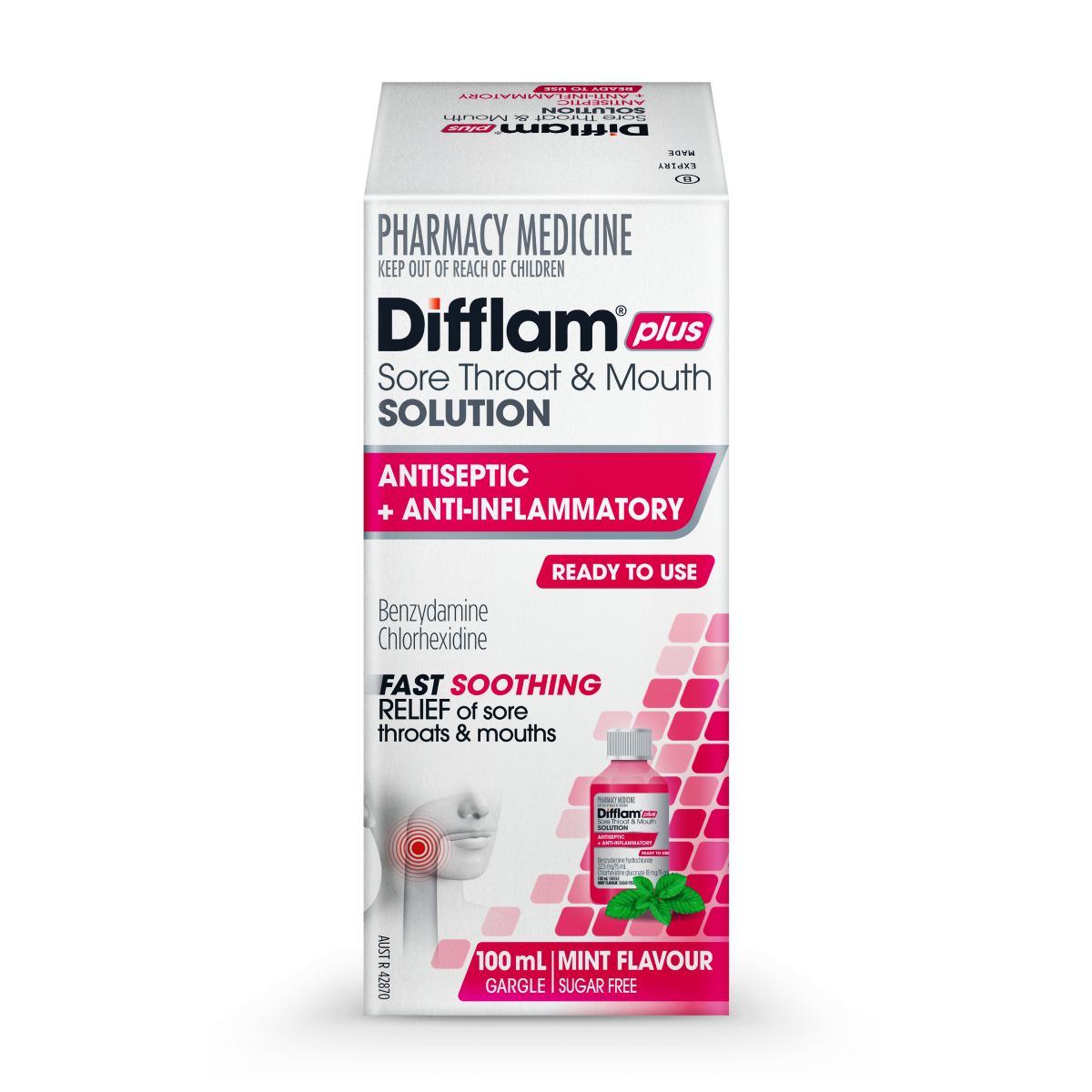 Difflam Plus Sore Throat & Mouth Solution Difflam Plus Sore Throat & Mouth Solution