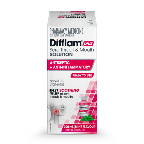 Difflam-C Ready To Use Sore Throat Gargle & Mouth Solution