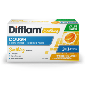 Difflam Soothing Cough + Sore Throat + Blocked Nose 32 product image