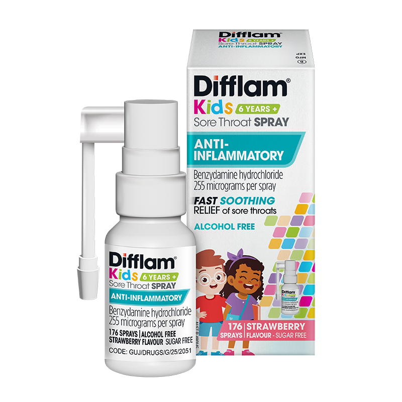 Difflam Kids 6 Years+ Sore Throat Spray Anti-Inflammatory